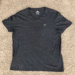 LACOSTE V-Neck Pima Cotton Size 6 or Large Shirt💥